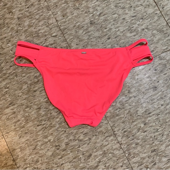 ♦️SOLD♦️ Bikini Bottoms • Victoria’s Secret PINK strappy low rise cheeky Lg - Picture 4 of 6